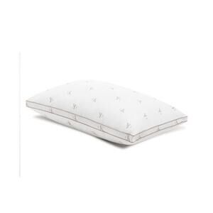 Calvin Klein Monogram Logo Density Medium Support Cotton King Pillow